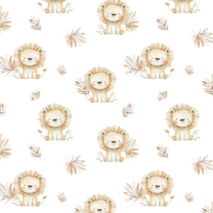 Tissu Exclusif Bebe Boho Lion, 11 tissus au choix