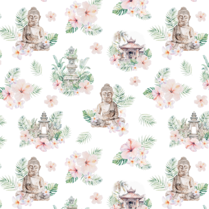 Tissu Exclusif Bali Bouddha, 11 tissus au choix