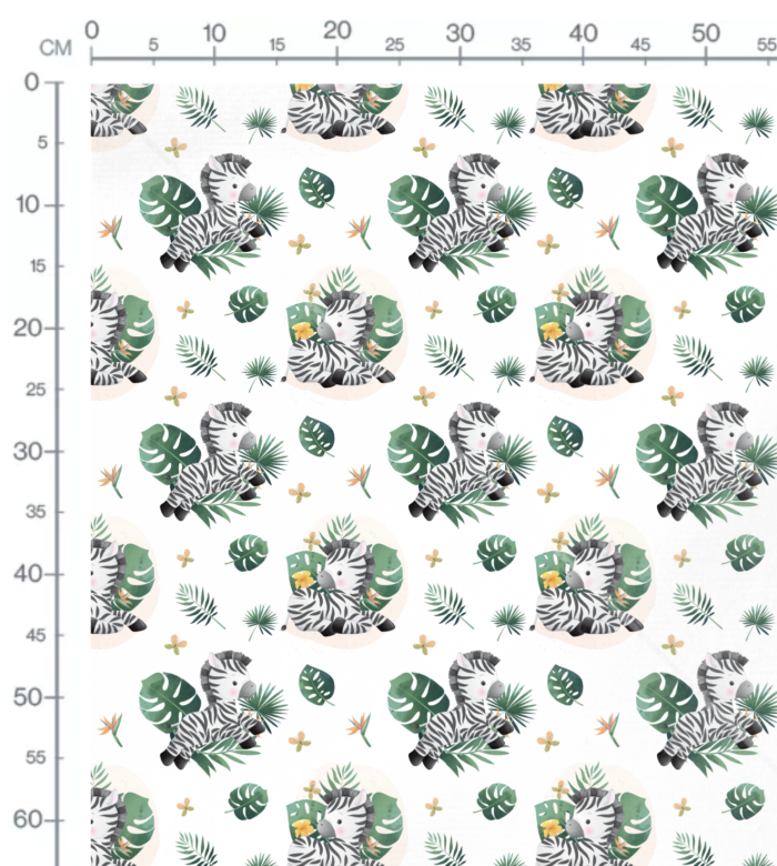 Tissu Exclusif Monstera Zebre, 11 tissus au choix – Image 3