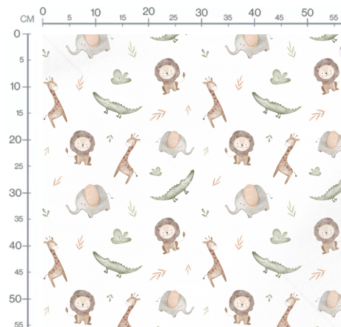 Tissu Imprimé Safari Minimaliste, 10 tissus au choix – Image 3