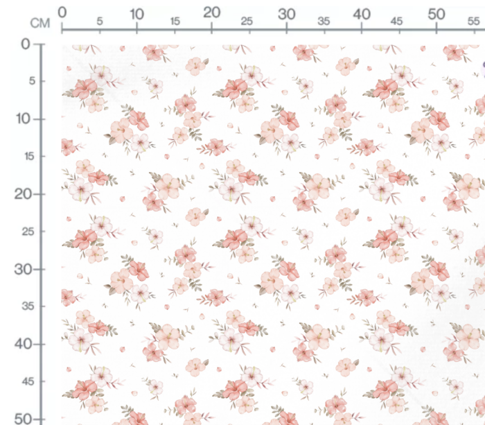 Tissu Imprimé Fleurs Belle Matinée, 6 coloris et 10 tissus au choix – Image 4