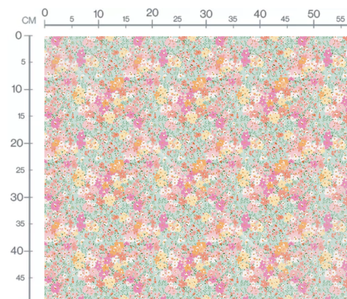 Tissu Imprimé Fleurs de Printemps Clemence, 10 tissus au choix – Image 3