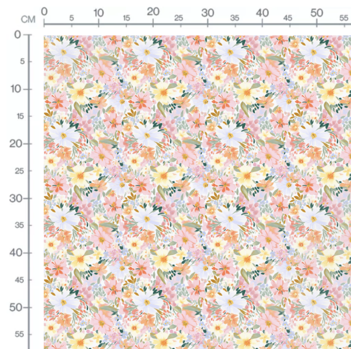 Tissu Imprimé Fleurs de Printemps Sonia, 10 tissus au choix – Image 3