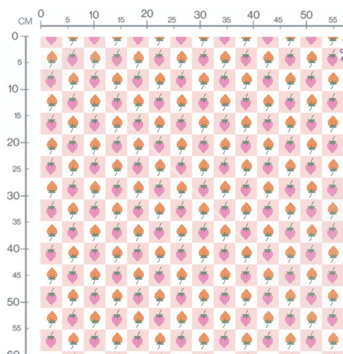 Tissu Imprimé Fraises Patchwork, 10 tissus au choix – Image 3